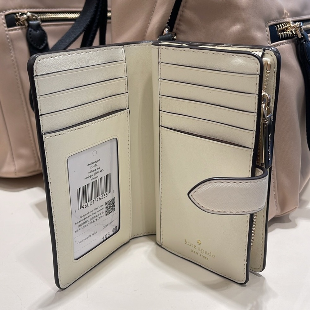 Kate Spade Schuyler Medium Compact Bifold Wallet
Meringue 
NWT - Picture 15 of 16